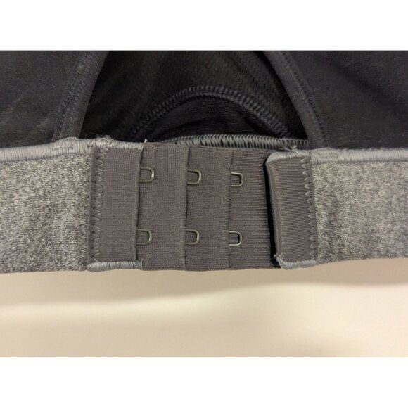 Under Armour Armour Bra Womens High-Impact Sports Bra 32C Black & Gray Adjustabl - Picture 5 of 5